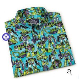 Transformers "Constructicon Crew" KUNUFLEX Short Sleeve Shirt L